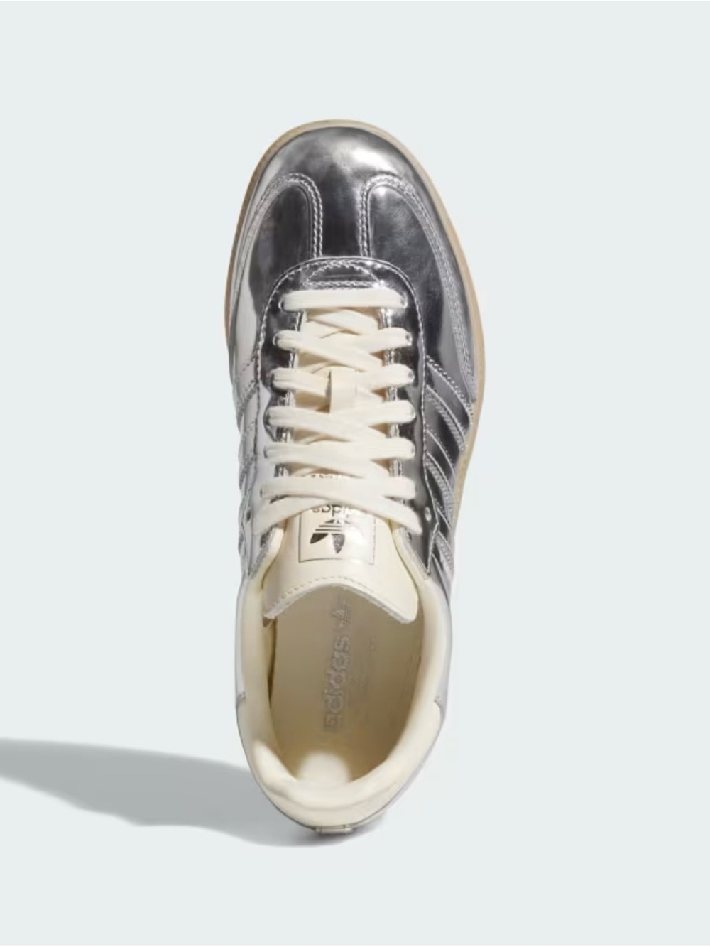 Adidas Samba Metallic Silver Sneakers - Picture 2 of 8